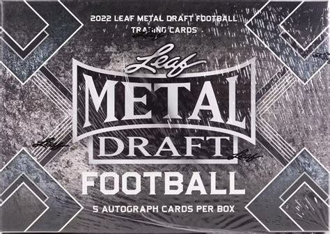 leaf metal draft football box break